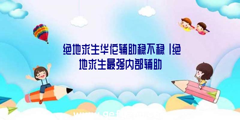 「绝地求生华佗辅助稳不稳」|绝地求生最强内部辅助